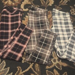 *Final Day* Plaid Patterned Leggings Set Torrid Size 0 (Womens Lg 10/12)